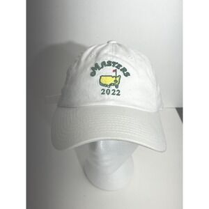 NWT Masters Golf Hat 2022 Adjustable Hat Cap White Augusta National OSFM